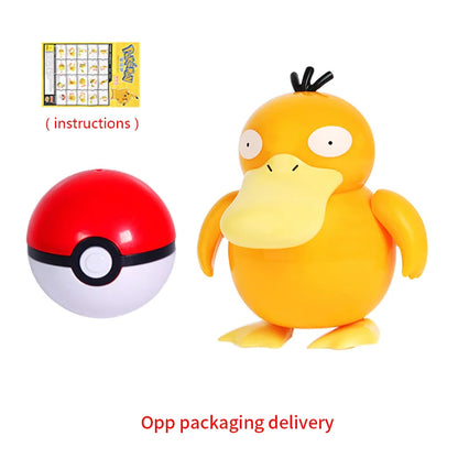Pokemon Figure ball transform Action Gyarados Charizard Venusaur Blastoise Mewtwo Pikachu Mew Snorlax Poke ball Pokeball gift