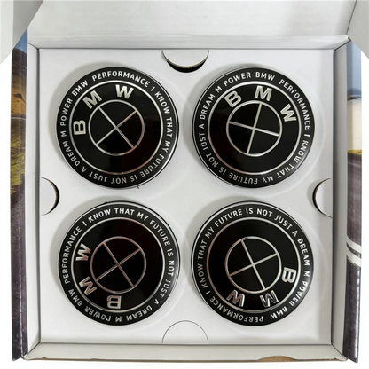 AAA 4pc 56/68mm 50th Anniversary Floating Wheel Center Caps For BMW G11 G12 G30 G31 G32 G08 G05 F46 F49 F39 F90 Auto Accessories