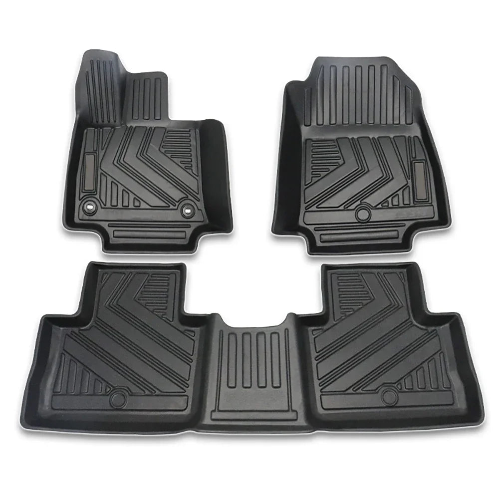 Car Floor Mats & Cargo Trunk Liners Compatible for 2020 - 2025 Toyota RAV4 Hybrid LHD RHD All-Weather TPE Rubber Mat Protection