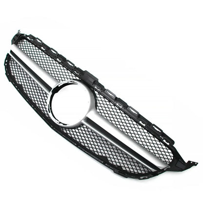 XVIP GTR Style Front Racing Grille For Mercedes Benz C-Class W205 2015-2018 C180 C200 C300 Chrome Diamonds Style Bumper Grilles