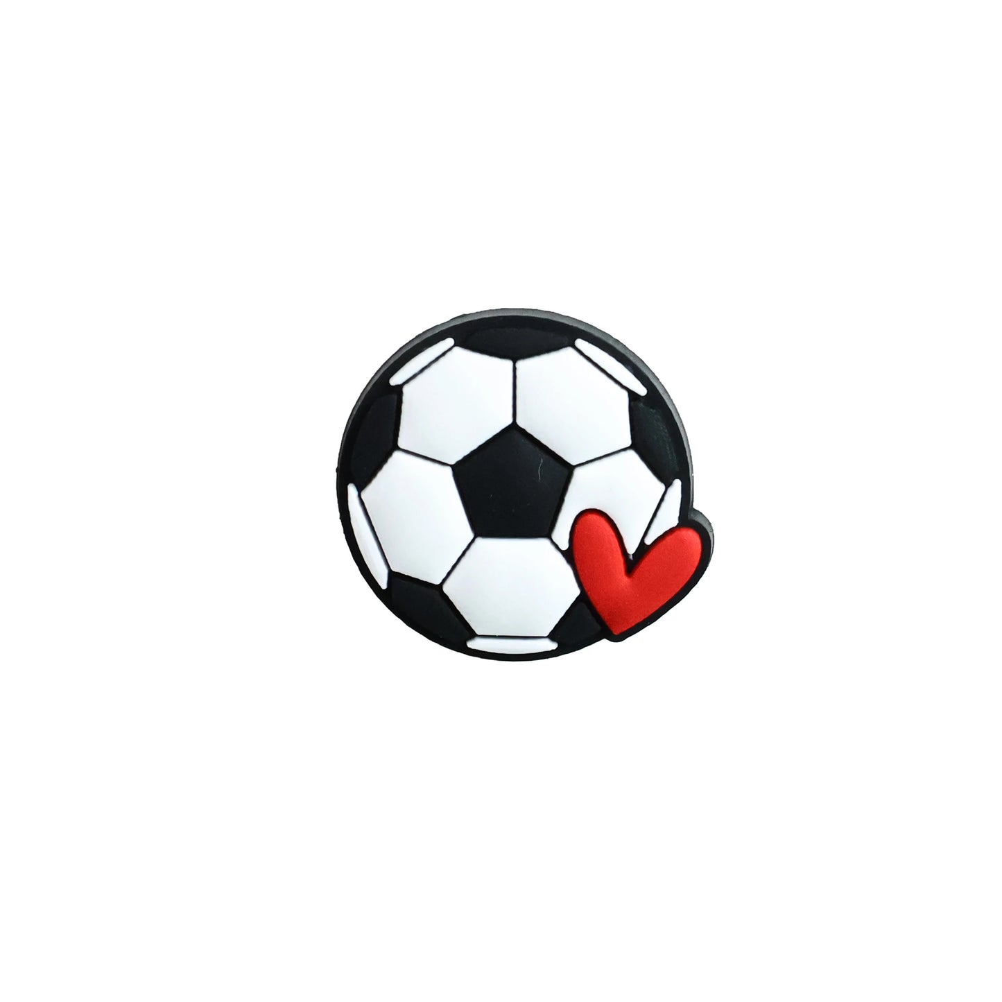 1-20PCS Sport Eat Sleep Soccer PVC Shoe Charms Sandals Shoes Ornaments Buckle Clog Hole Slipper Accessories Holiday Present