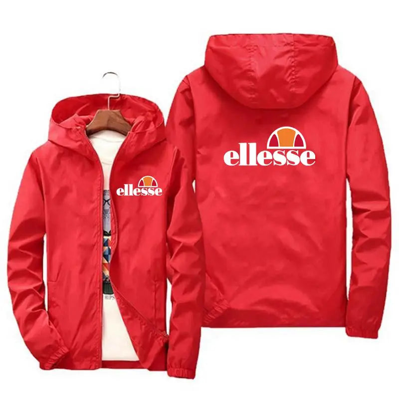 2026 spring and autumn new windbreaker mountaineering raincoat printed letters men's jacket coat