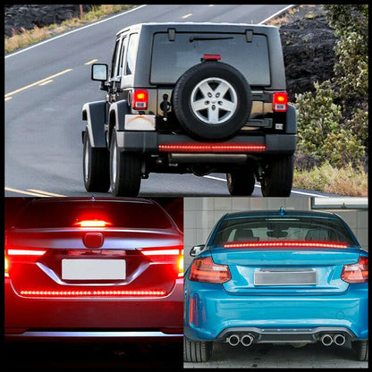 12 24V Car Truck LED Tailgate Light Strip Dynamic Flowing Arrow Tail Light LED Strip Brake Light Turn Signal Warning Lamp