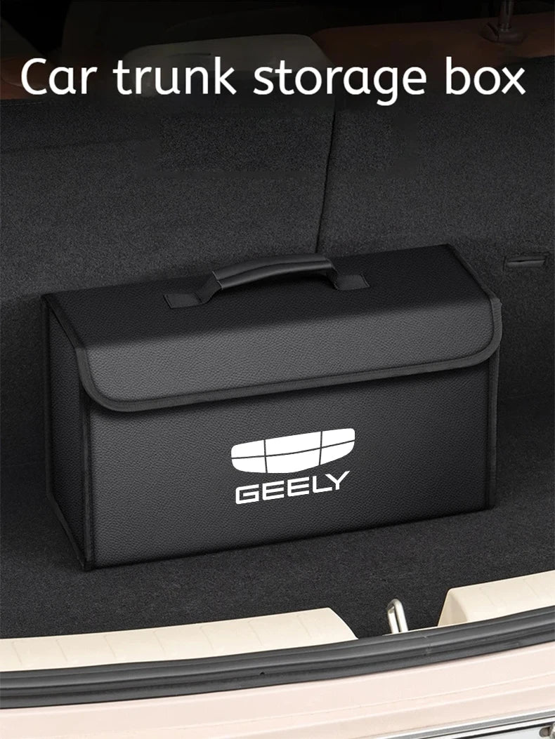 For GEELY coolray Starray emgrand emgrand tugella Car Trunk Storage Box Organizer Foldable Stowing Tidying Bag Car Accessories