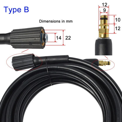 High Pressure Washer Hose Pipe Cord Car Washer Water Cleaning Extension Hose Water Hose for Karcher K2 K3 K5 K7 Pressure Cleaner