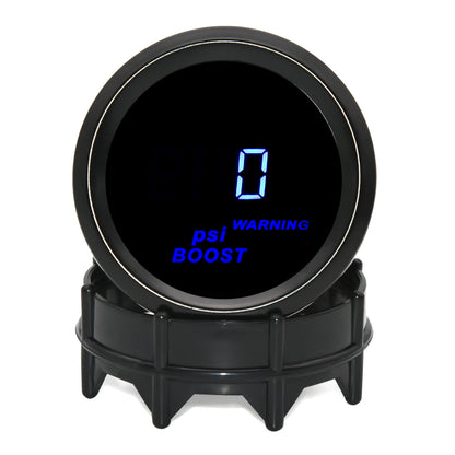 52mm Car Digital Tachometer Boost PSI BAR Gauge Water Temp Oil Temp Oil Pressure Meter Voltmeter Vacuum Air Fuel Ratio Gauge