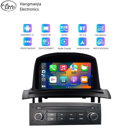 hangmanjia Android13 Car Radio for Renault Megane 2 2002 - 2009 Multimedia Video Player GPS Wireless Carplay Auto DSP Stereo DVD