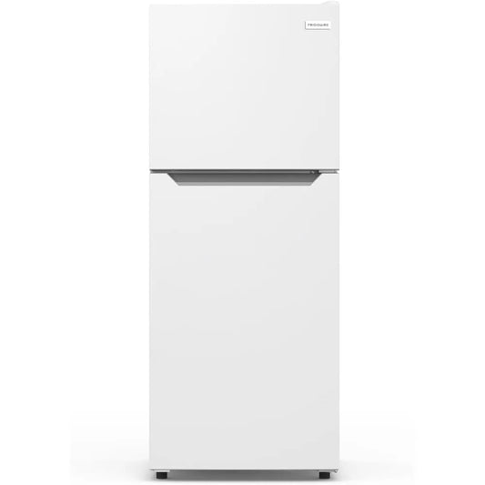 Frigidaire, Frost Free Top Mount 2 Door Apartment Size Refrigerator with Freezer, 10 CU FT