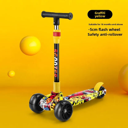 Children’s scooter for 14-year-olds:suitable for boys and girls, designed to help children develop their sense of balance