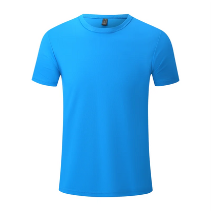 Quick-Drying Breathable Sports T Shirt Custom Logo Embroidery Printed Personal Group Design Photo Summer Men And Women Tops
