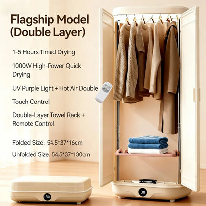 Folding dryer for household clothes fully automatic air drying portable storage dryer for clothes household appliances