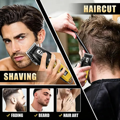 Kemei KM-TX10  KM-709A T9 Professional Electric Hair Clippers Beard Clipper Rechargeable Men's Shaver Hair Trimmer Kit Men