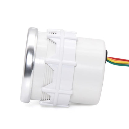 2" 52mm Universal 12V LED Smoke Len -1~0~2 BAR Turbo Boost Gauge Meter / Turbo Boost Meter with White LED Backlight For 12V Car