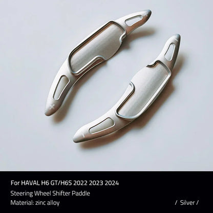 Car Steering Wheel Shifter Paddle Styling Interior Decoration Accessories Zinc alloy For Haval H6S/H6 GT 2022 2023 2024