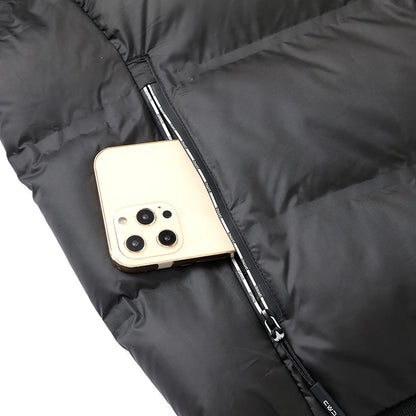 Top Grade Middle-aged Men's Bubble Puffer Parka Jacket Windbreaker Coat Winter Plus Velvet Thickened Short Outerwear