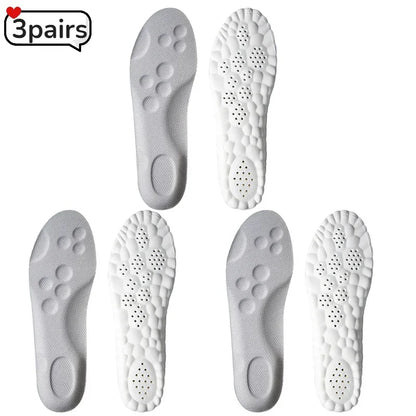 Upgrade Massage Sports Insoles Super Soft PU Insole for Feet Running Baskets Shoe Inserts Soles Arch Support Orthopedic Cushion