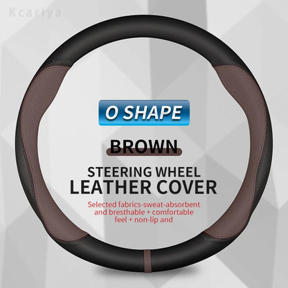 Car steering wheel cover For Mercedes A B C E R V CLASS CLA GLC GLK ML SLK VITO W123 W124 W203 W204 W176 W177 W212 W213 W221 245