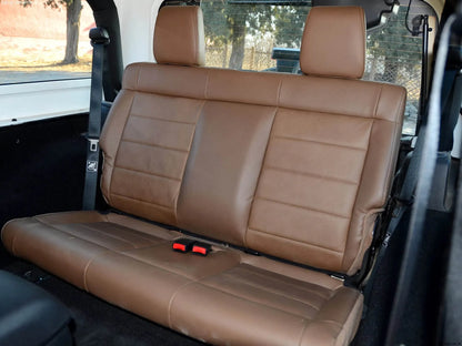 For Jeep Wrangler JK 2 Doors 2011 2012 Nappa Leather Custom Car Seat Covers Full Set Interior Protector Accessories