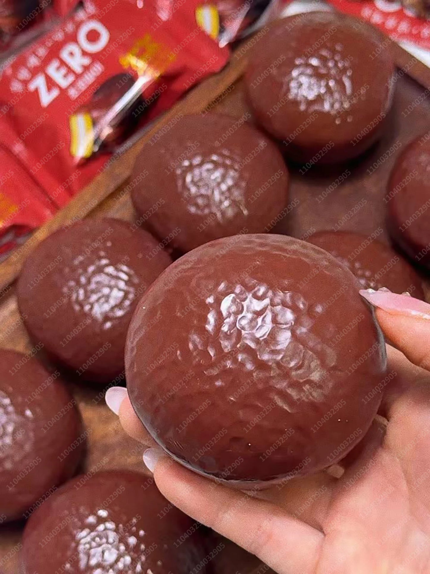 Food-Shaped Crunchy Stress Ball Blocks Filled Squishy Toys Non-Bounce Squeeze Ball ASMR Anti Stress Fidget Toys for Kids &Adults