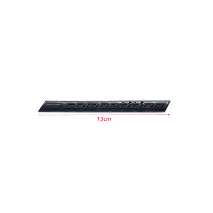 Car Trunk Emblem Badge Sticker Decals 3D ABS Glossy Black COMPETITION Logo Rear For M1 M3 M4 M5 M6 X1M X3M X4M X5M X6M