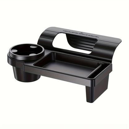 Car Organizer Box With Cup Holder Drink Holder Side Door Window Phone Slot Hanging Storage Rack For Vehicle Interior Accessories