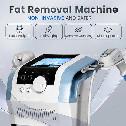 2 in 1 Monopolar RF Skin Tightening Device for Facial Rejuvenation Body Contouring and Cellulite Reduction Home Salon Use
