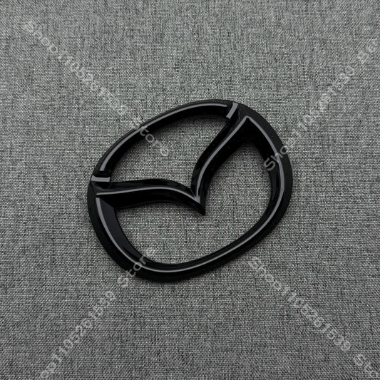 Black ABS Car Hood Front Bonnet Grill Rear Trunk Emblem Logo Badge Sticker for Mazda CX3 CX4 CX5 CX7 CX8 CX9 CX30 CX-50