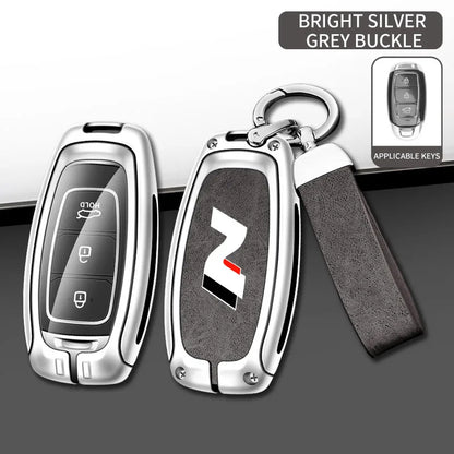 Modern High-End Hyundai Key Cover Suitable for N LINE N IX35 IX25 Tucson Sonata Car Key Case Luxury Design Vehicle Accessories