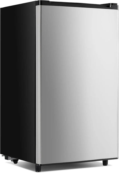 Mini Fridge with Freezer 3.2 Cu.Ft Small Refrigerator for Office, Dorm, Small Fridge with Adjustable