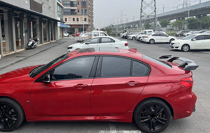 Car Modification Universal Tail Wing Without Punching MP Large Tail Fixed Wing Carbon Grain GT Tail Spoiler Car accessories