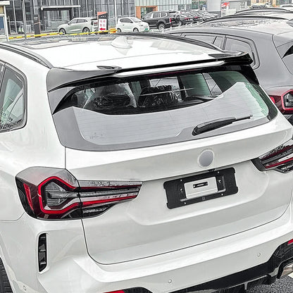 2018 -2024 for BMW X3 G01 M Sport Car MP Style Rear Roof Lip Spoiler Tail Fin Top Fixed Wing Refitted Parts Tuning Decoration