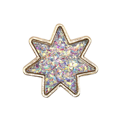1pcs Golden Metal Shoe Charms Flowers Butterfly Shoe Decorations Four-leaf Clover Hearts Star Pins for Women Girls Favor Gifts