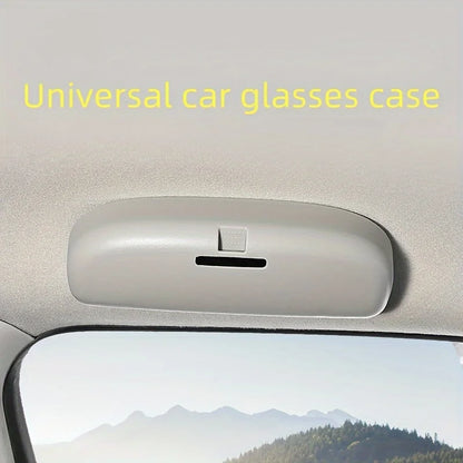 Car-Mounted Glasses Case, Original Car Model Without Handle, Modified for Universal Multifunctional In-Car Storage, Non-Damaging Installation, Car Glasses Case