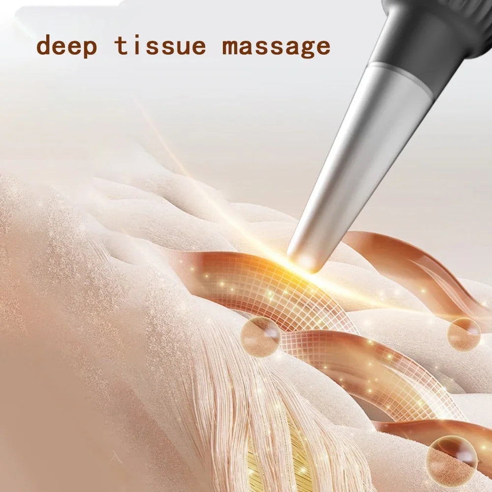 Acupuncture Fascia Pen Deep Tissue Vibration Massager Reflexology Body Massage Tool Trigger Point Massage Stick Muscle Relax