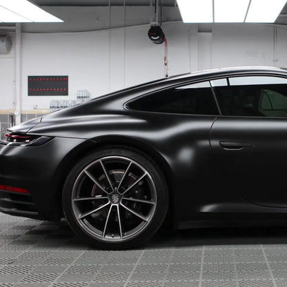 10/20/30/40/50*152cm Black Matte 3D 4D 5D Carbon Fiber Vinyl Car Wraps Auto Satin Film Vehicle Sticker with Different Size/Roll