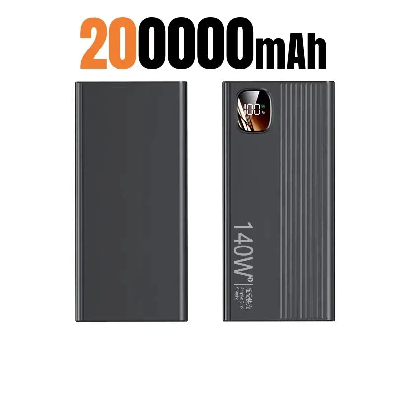 Lenovo 500000mAh 140W Jump Starter Super Fast Charging Portable  Jump Starter External Battery Charger For Xiaomi iPhone