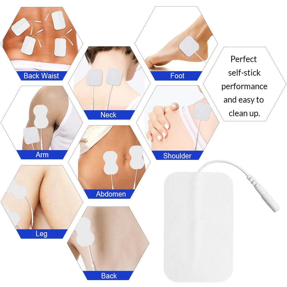 50/20/10pcs Electrode Pads Muscle Stimulator Acupuncture Massager Patches Tens Machine Conductive Gel Body Massage Pads