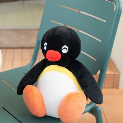 Youmai Genuine Pingu Penguin Squinting Smile Plush Toy Basic Style Cute Cartoon Stuffed Doll Kids Soothing Accompany Figure