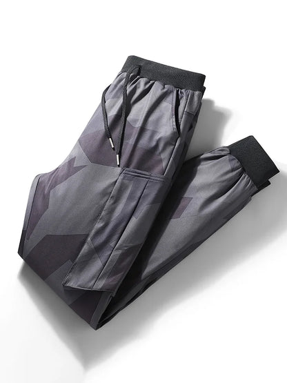 Men's down Pants Thiened Winter Sports Casual Snowboarding Long Trousers Outerwear Warm Cotton Workwear Leisure Outdoor