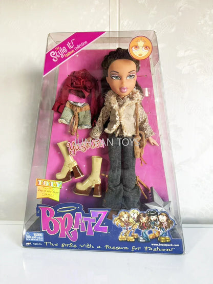 Bratz Crystal Style It World Sunkissed Cloe Bahama Beach Funk N Glow Yasmin Fashion Doll Collector's Edition Girls Kids Toys 1pc