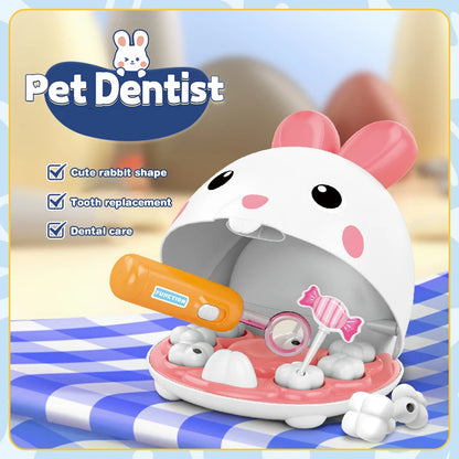 Children Doctor Dental care House Play Set Simulation Dentist Accessories for Kids Home Play Toys Doctor Set Toy Gift for Kids