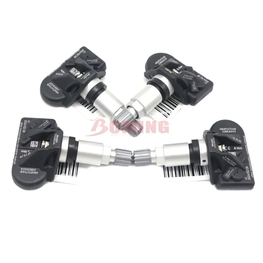 New Car TPMS Tire Pressure Sensor 433MHz 68487472AA 68487472AB For Dodge Challenger R/T Scat Pack 2019 2020 2021 2022 2023