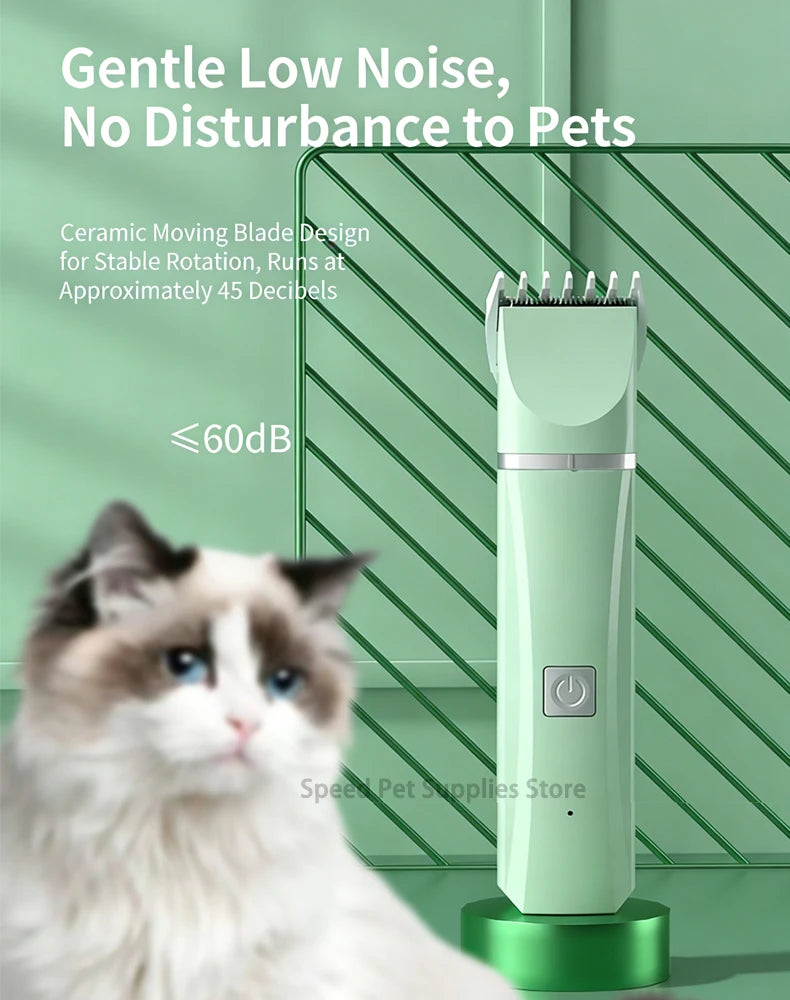 New 4-in-1 Electric Pet Multi functional Beauty Tool Set Dog Hair Clipper Rechargeable Pet Hair Clipper Shaver Cat Supplies
