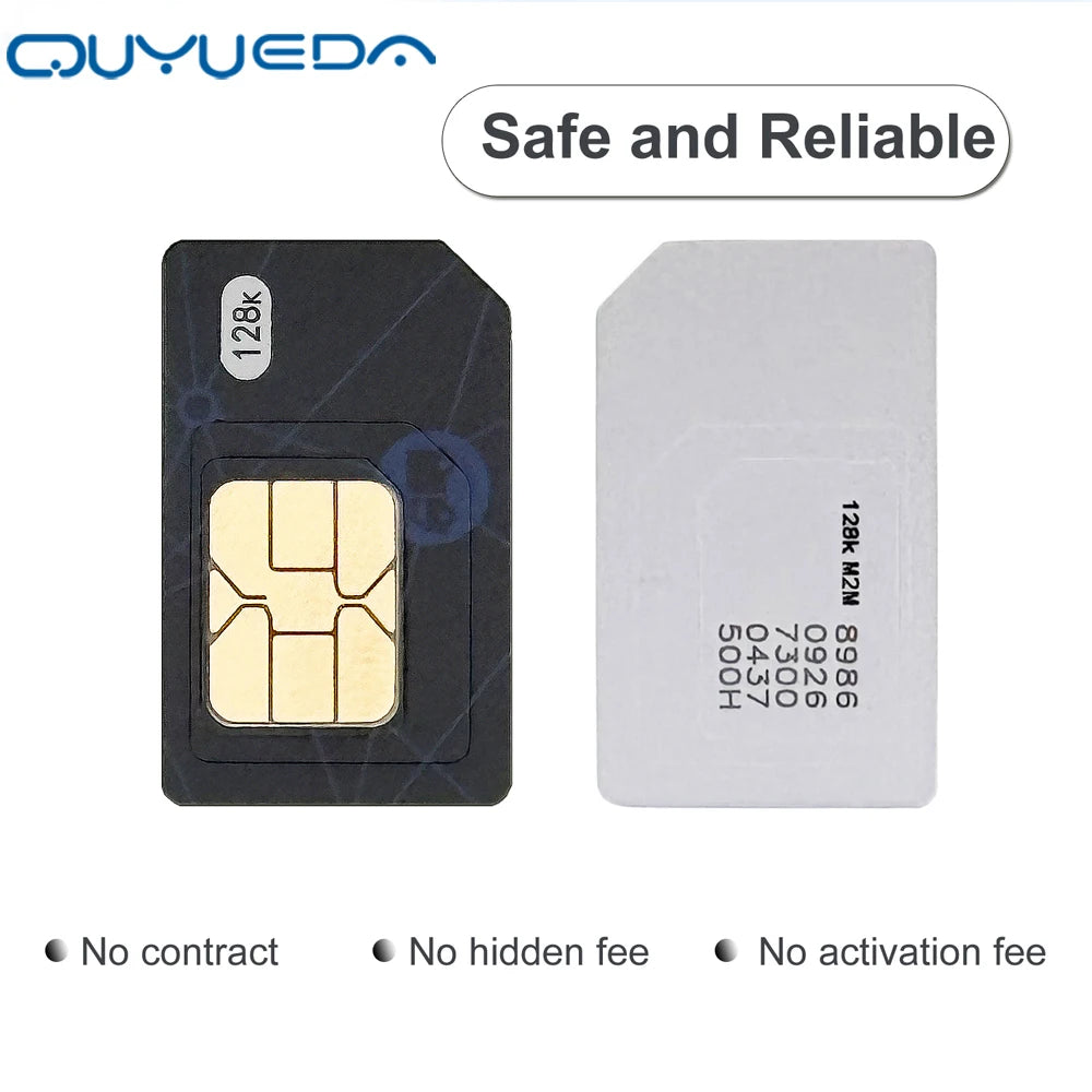 4G Sim Card Global Romaing Smart M2M IOT Card For GPS Tracker Collar Iot Device 360MB data 1 Year Internet Traffic Rechargeable