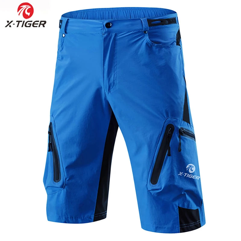X-TIGER Men's Casual Cargo Shorts Multi-Pocket Outdoor Hiking Work Pants Summer Sports Shorts Motorcycle Riding Shorts
