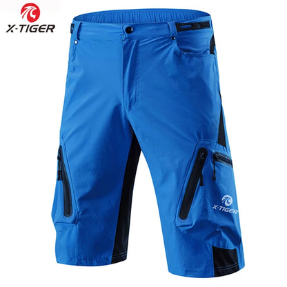 X-TIGER Men's Casual Cargo Shorts Multi-Pocket Outdoor Hiking Work Pants Summer Sports Shorts Motorcycle Riding Shorts