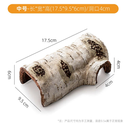 Reptile Shop Simulation Rock Cave Design Pet Lizard Gecko Spider Hideout House Climbing Frog Snake Cave Durable Plastic Pet S...