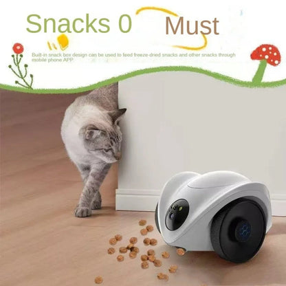 1080P HD Dog 1 With Phone APP Long Endurance Smart Pet Feeder Interactive Pet Toys