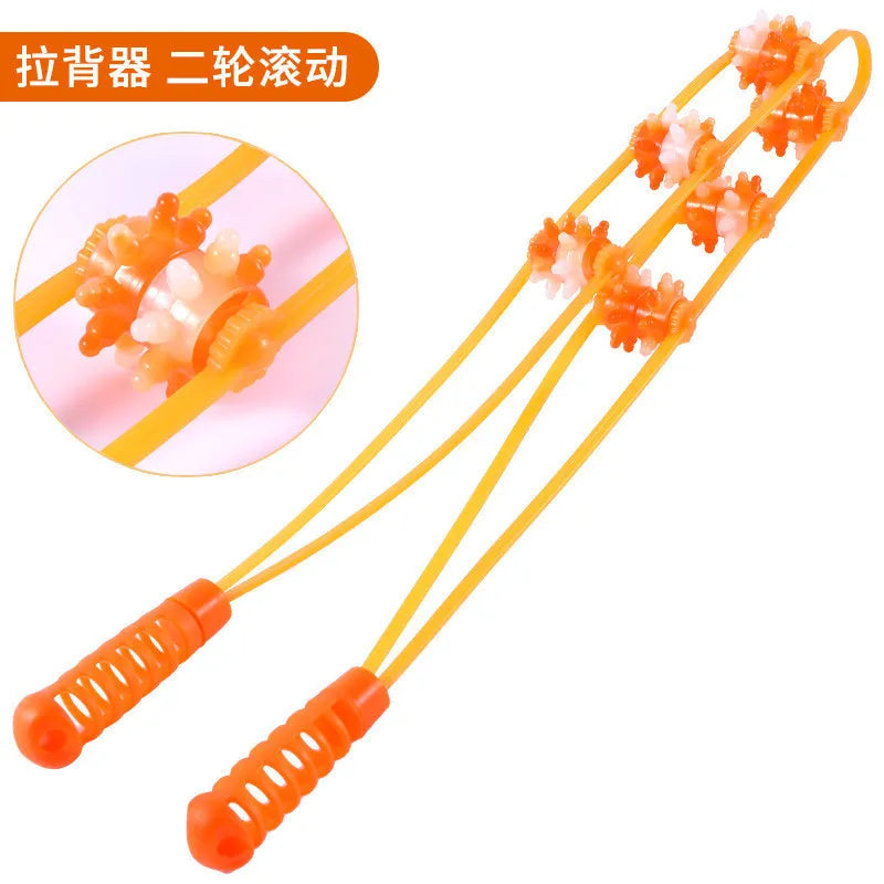 New Roller Back Massage Stick, Handheld Back Relax, Neck Waist Back Massage Relief Tool