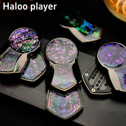 HalooPlayer Fritillaria Tangxuanjia Slider Fidget Spinner EDC Fidget Toys Stress Reliever Anti Anxiety Hand Spinner for Adult